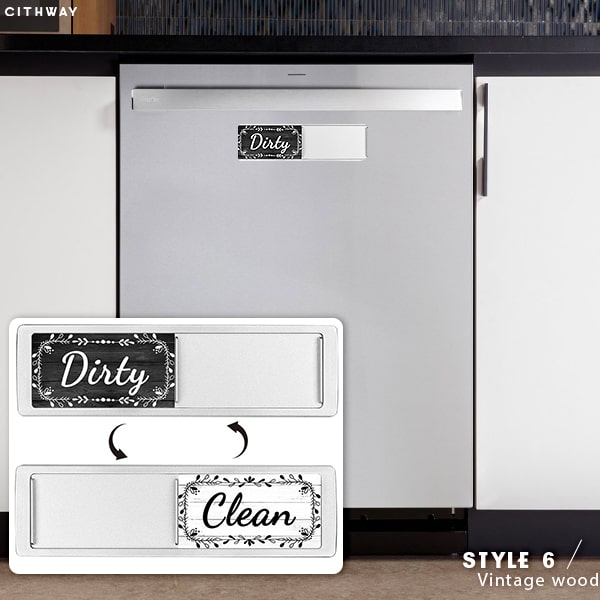 Cithway™ Dishwasher Clean/Dirty Magnet Sign