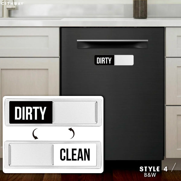 Cithway™ Dishwasher Clean/Dirty Magnet Sign