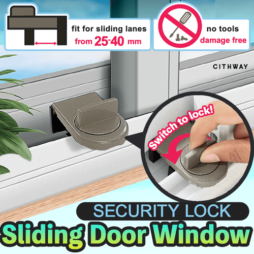 Cithway™ Child-Safety Sliding Door and Window Security Lock