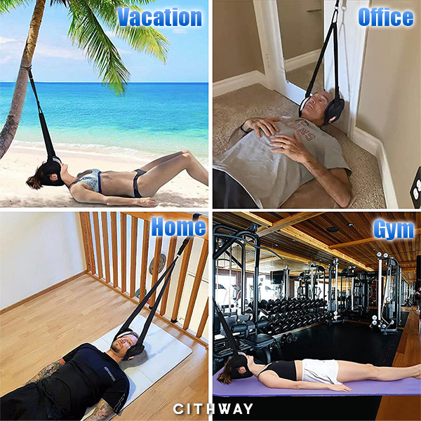 Cithway™ Portable Neck Stretcher Over-Door Hammock